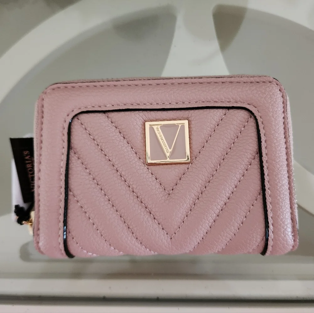 VICTORIA'S SECRET‎ Small Wallet with Zip, Pink
